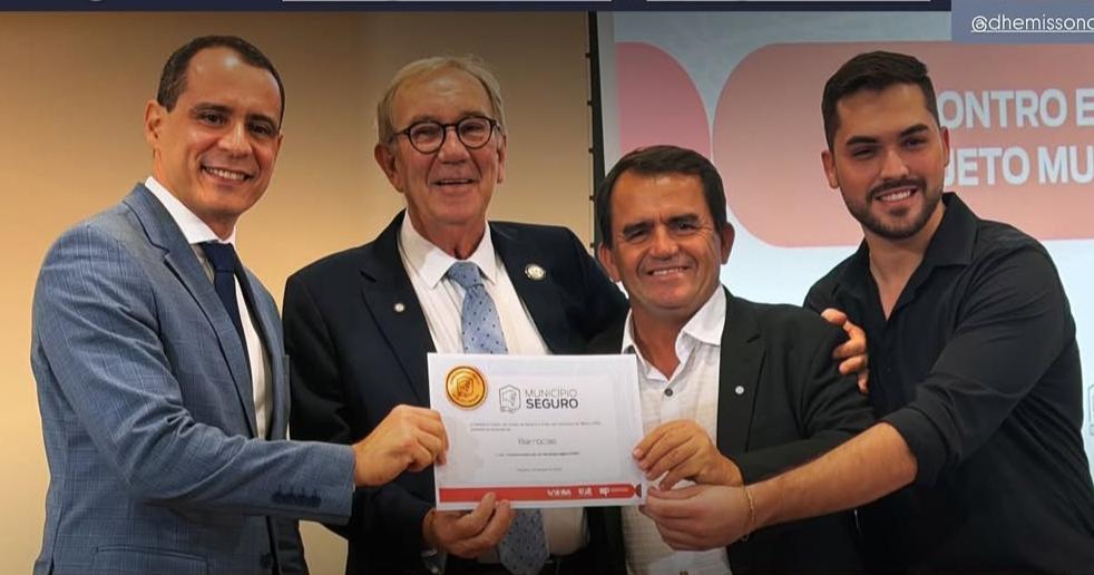 Barrocas se destaca e recebe selo “Município Seguro” em evento do Ministério Público da Bahia
