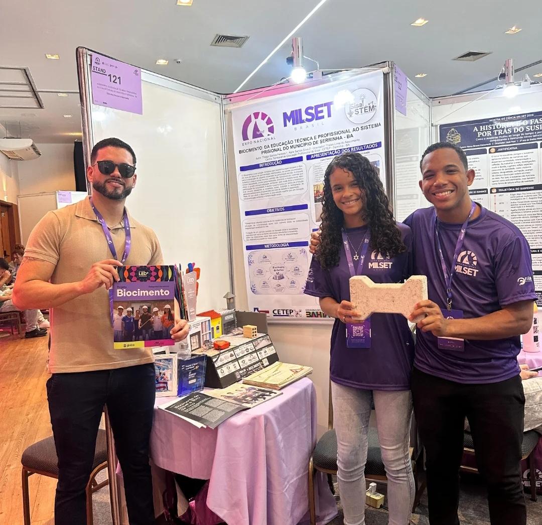 Projeto de estudantes do CETEP Sisal em Serrinha conquista 1º lugar em feira nacional de ciência