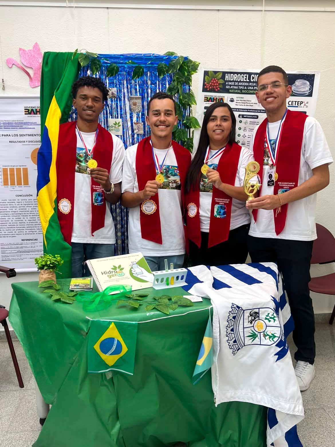 Estudantes de Serrinha representam o Brasil em evento internacional de ciência na Espanha