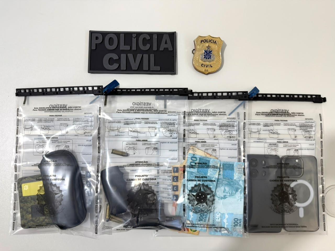 Investigado por ameaçar policiais  é alvo de operação da Polícia Civil em Santa Bárbara