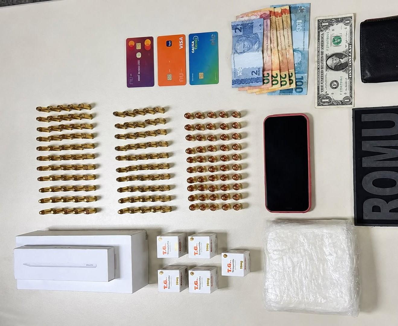 Homem é preso com cocaína, munições e medicamentos durante operação na BR-116 Norte