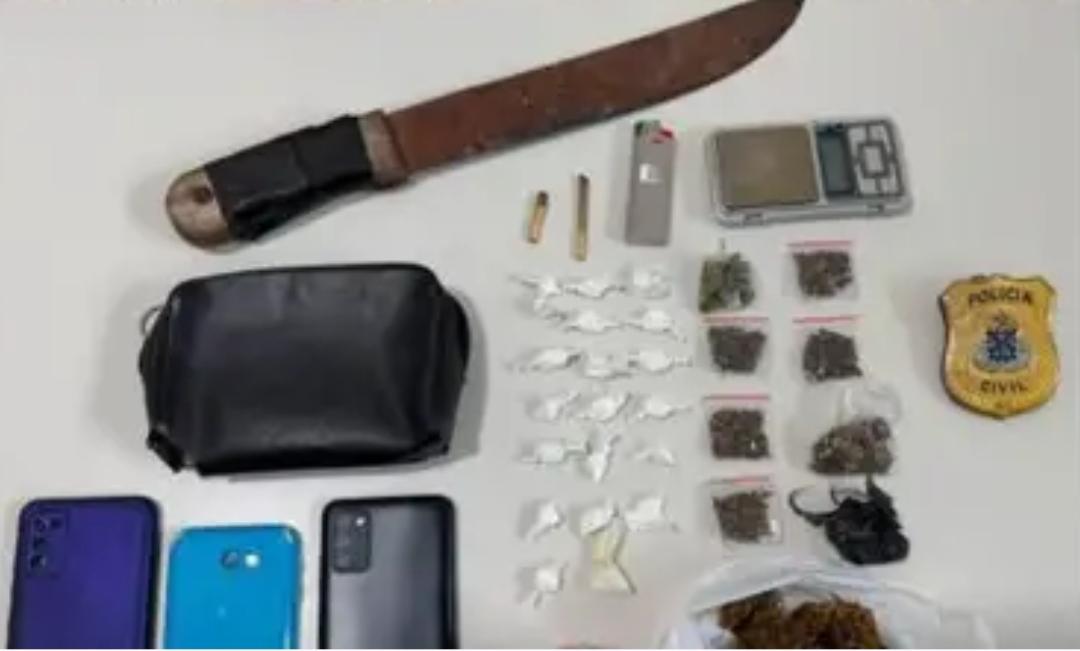 Operação da Polícia Civil prende dois suspeitos e apreende drogas em Santa Bárbara