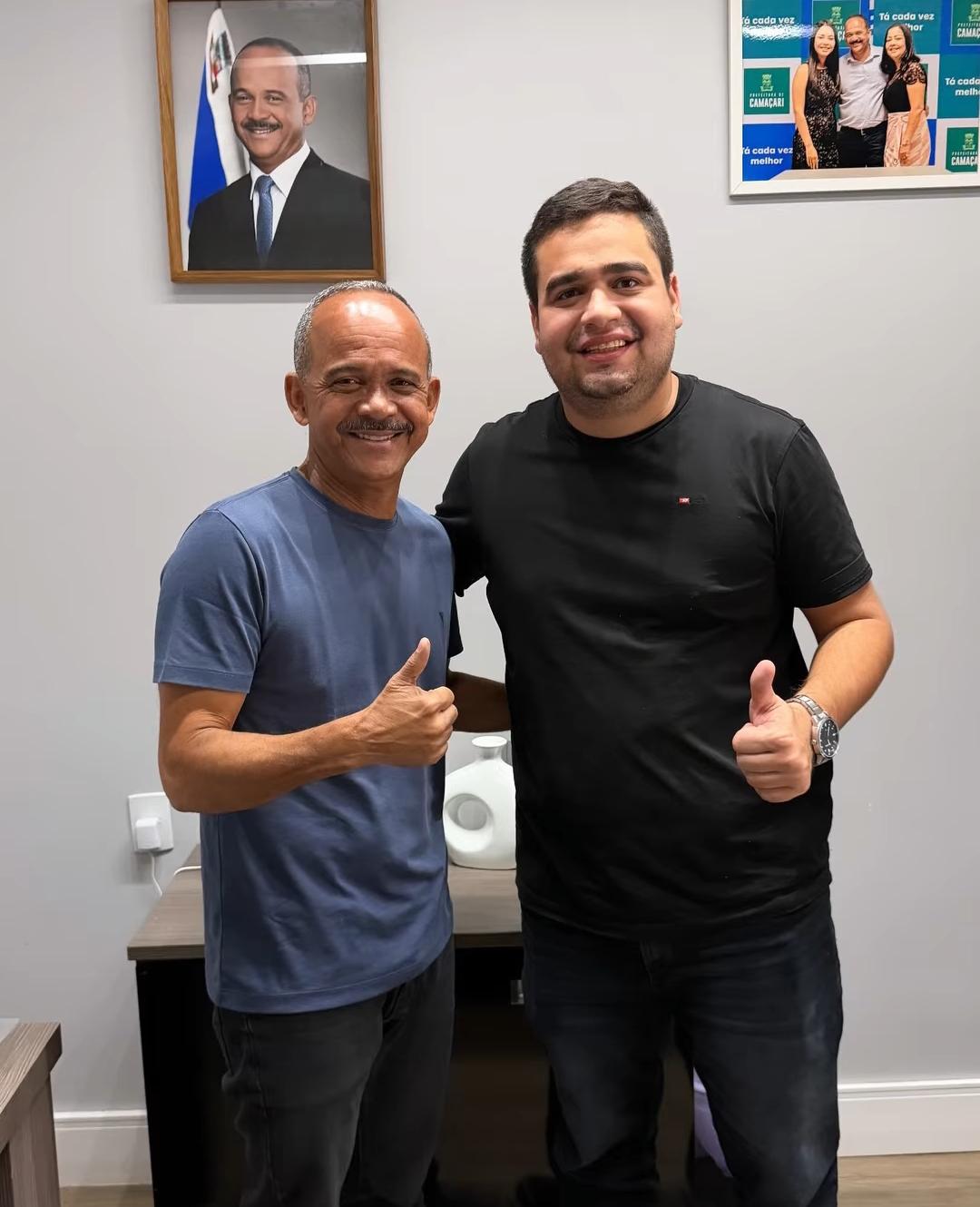 Vereador Jota Filho declara apoio a Elinaldo Araújo para deputado estadual e aposta em projetos para Serrinha