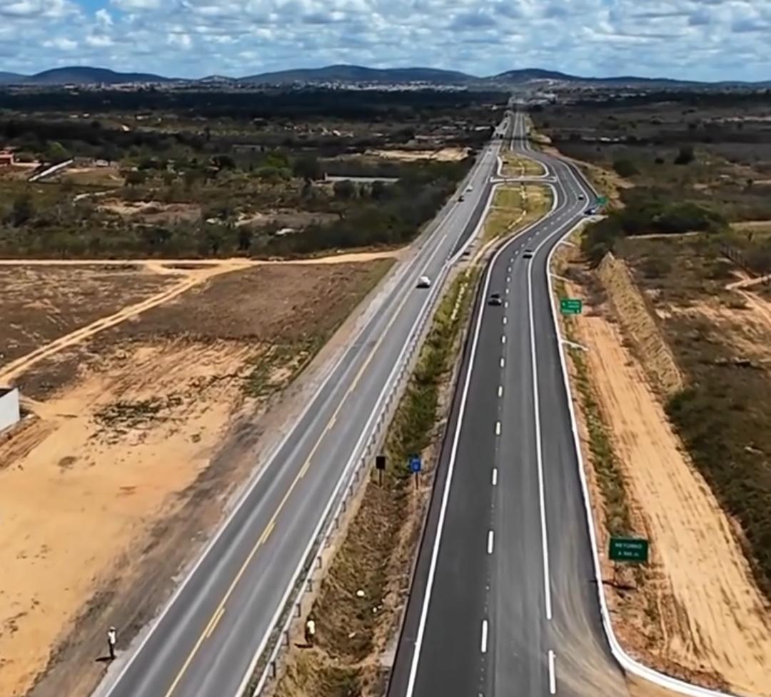 Duplicação da BR-116 Norte avança e primeiro trecho entre Serrinha e Santa Bárbara é liberado