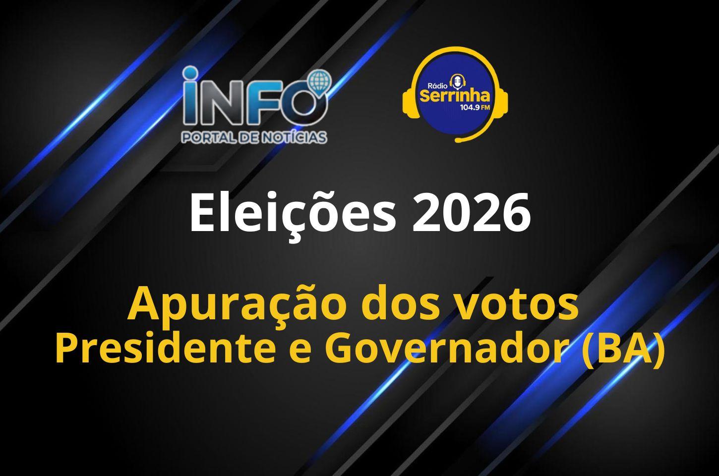Apuração dos votos - Presidente e Governador