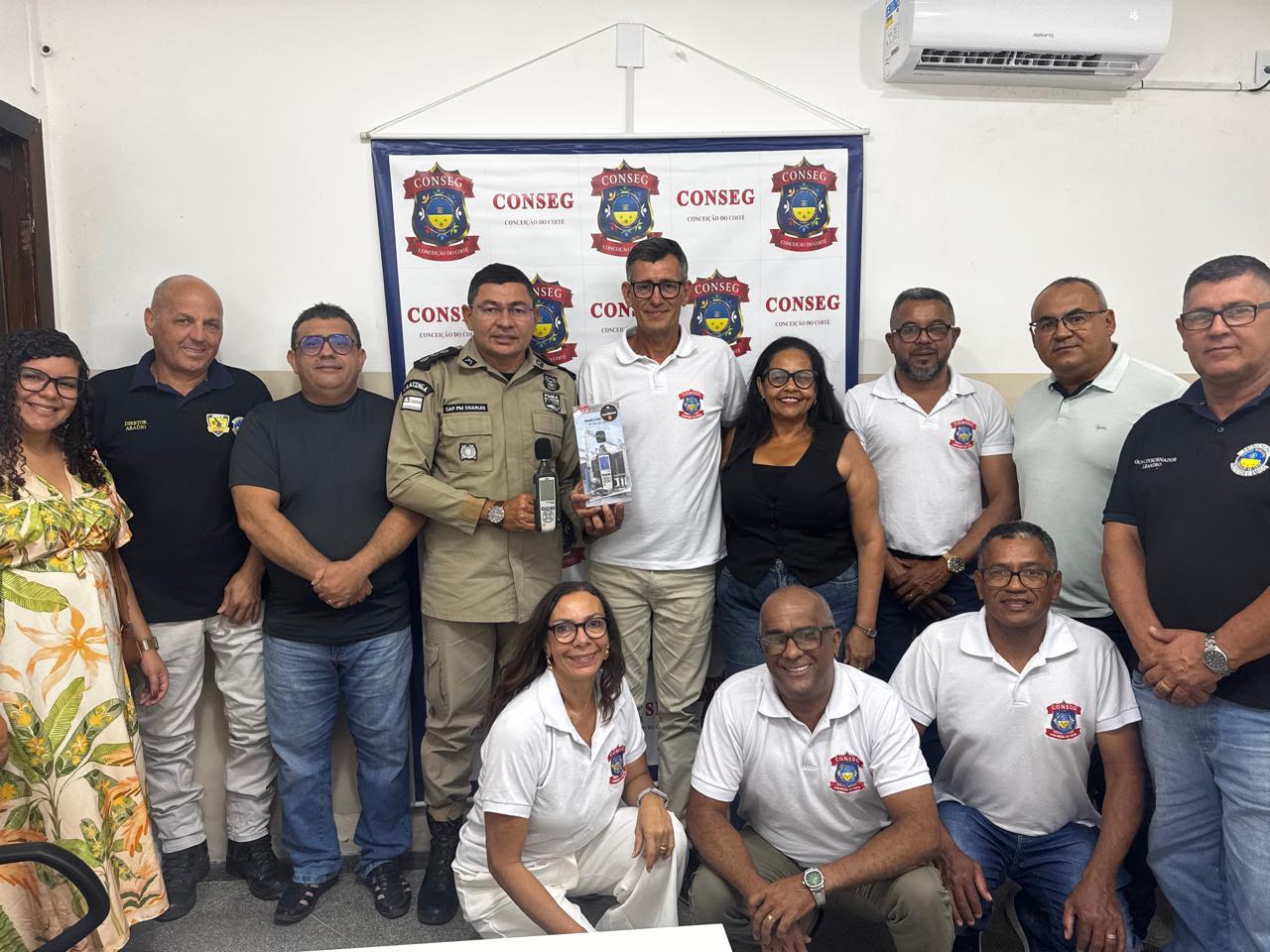 Polícia Militar de Conceição do Coité recebe equipamento para fiscalizar excesso de barulho