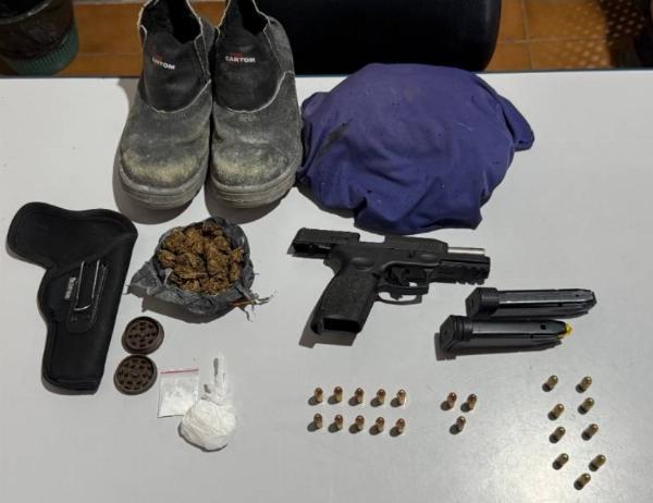 Suspeito de matar jovem em Retirolândia foge da PM; arma e drogas são apreendidas em Santaluz