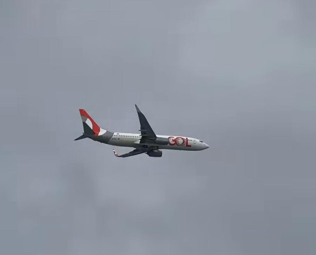 Vídeo: avião da Gol retorna ao Recife após colisão com pássaro durante decolagem