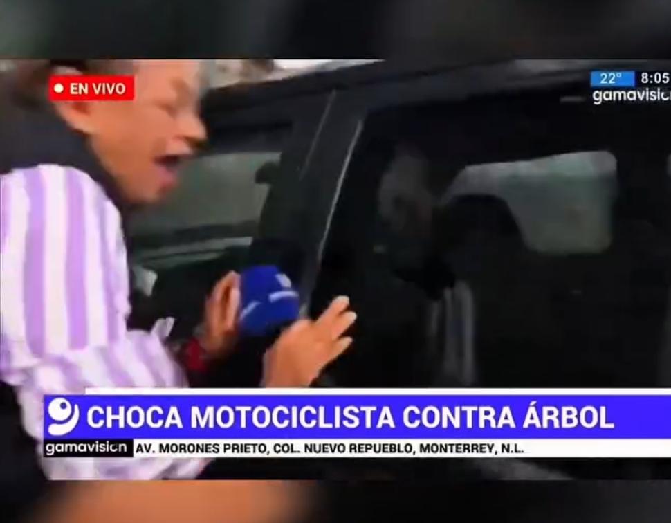 Vídeo: transmissão ao vivo é interrompida após repórter e cinegrafista serem atropelados